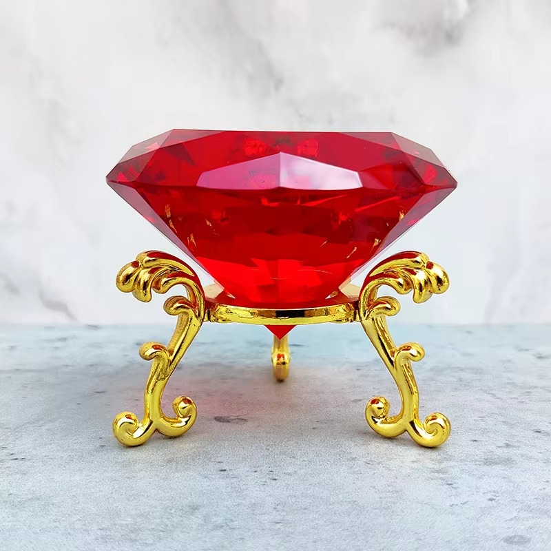 80mm K9 Crystal Diamond With M - đánh giá và giá Paper Weight Crystal