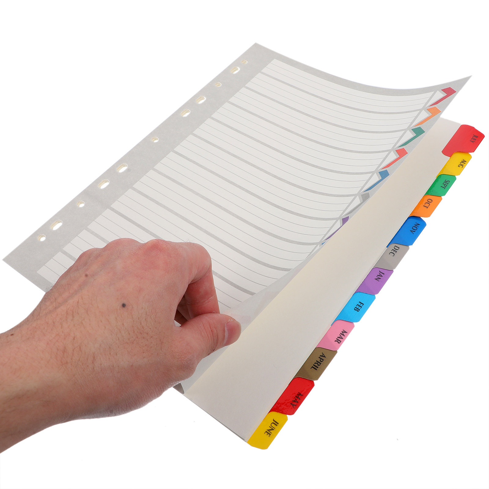 12Sheets Index Binder Dividers - đánh giá và giá Tab Divider A4