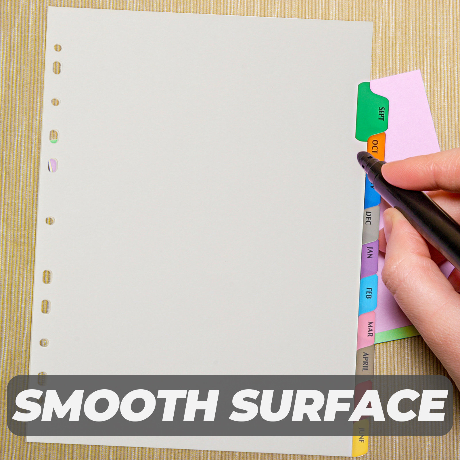 12Sheets Index Binder Dividers - đánh giá và giá Tab Divider A4