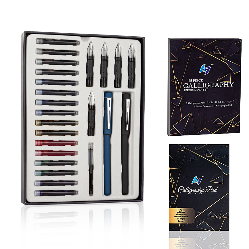 25 Piece Calligraphy Pen Writi - đánh giá và giá Fountain Pen Bottled Ink